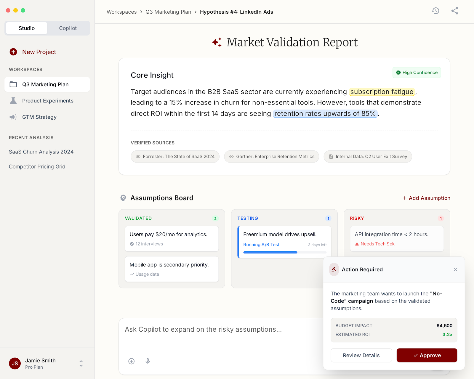 Trust UI: Citations & Approvals