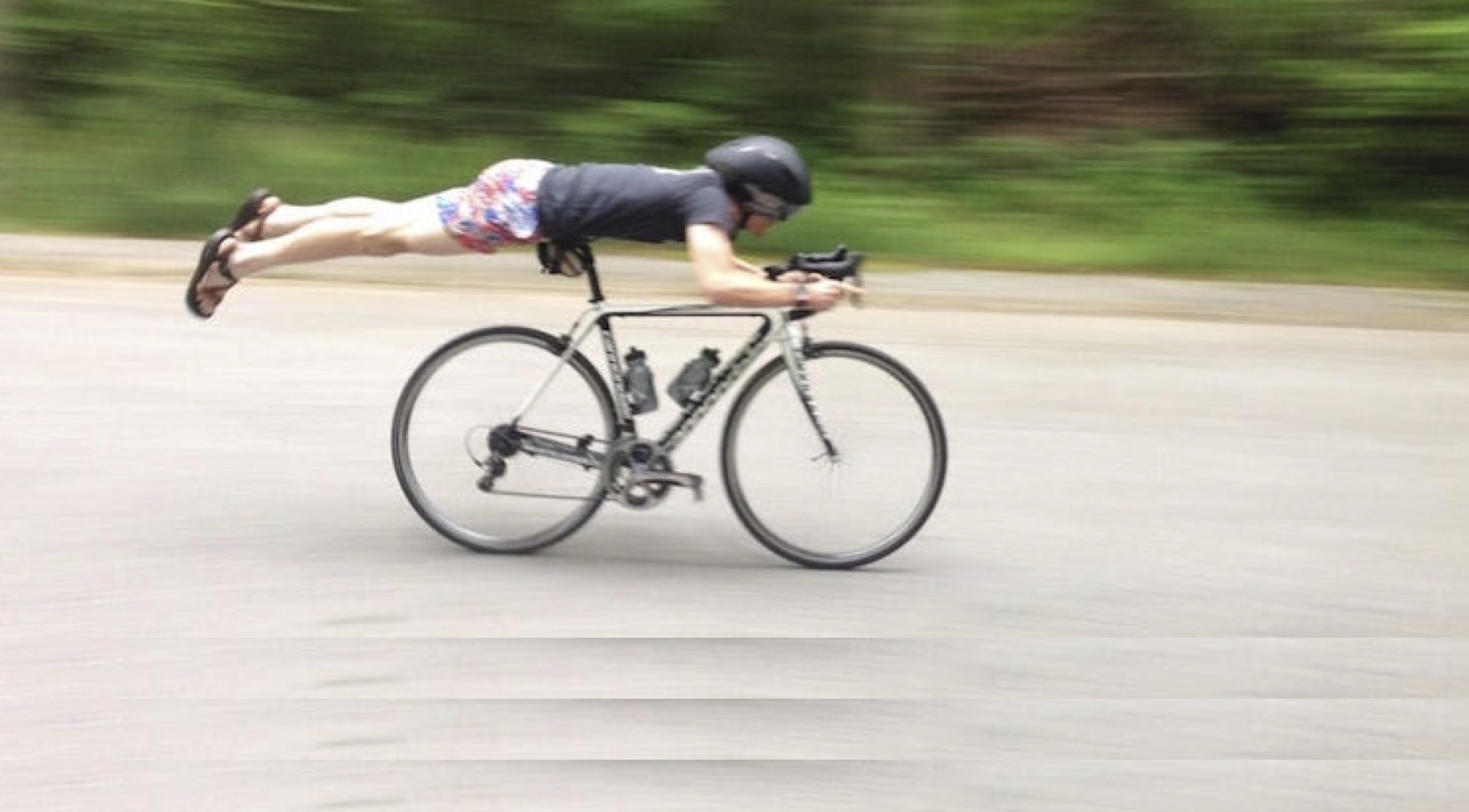 Bicycle Physics: The Superman Position Explained