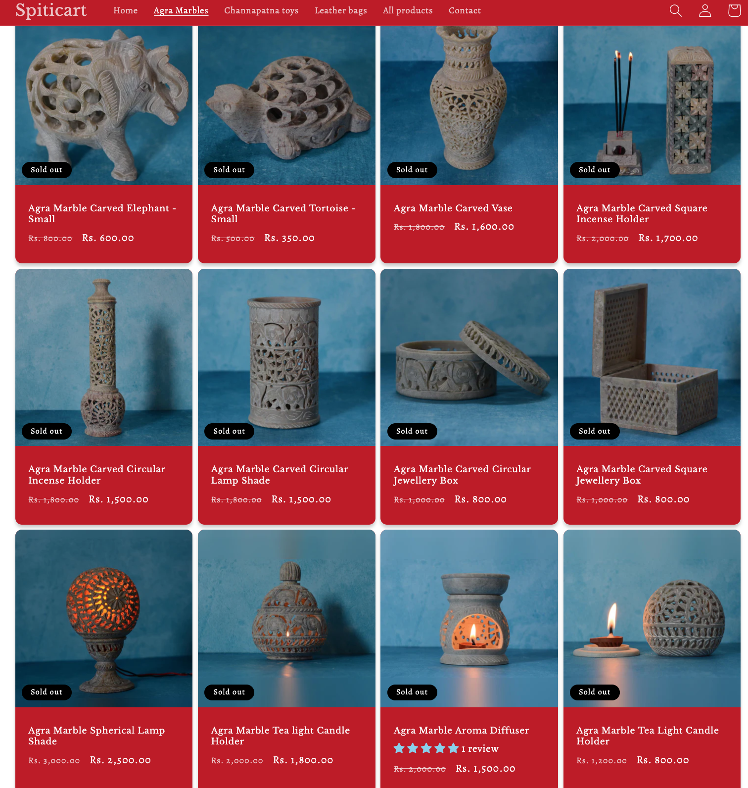 Agra Marble Carvings